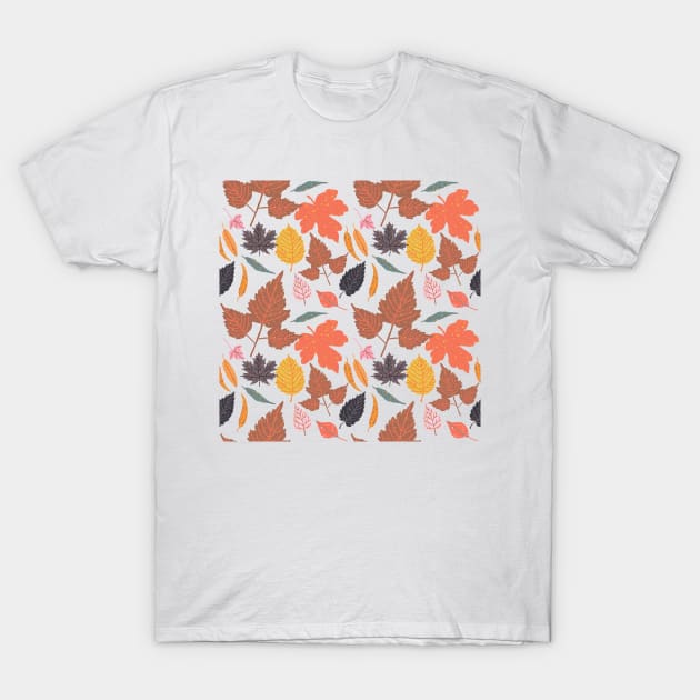 Leaves T-Shirt by MollyFergusonArt